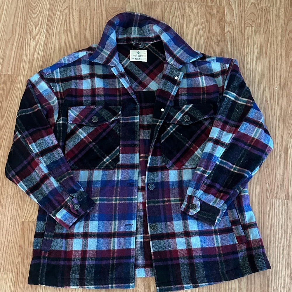 Jade and Ivory Plaid Jacket/Shacket